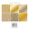 DCWV® Solid Golds Mat Stack® Cardstock Paper Pad, 6" x 6"